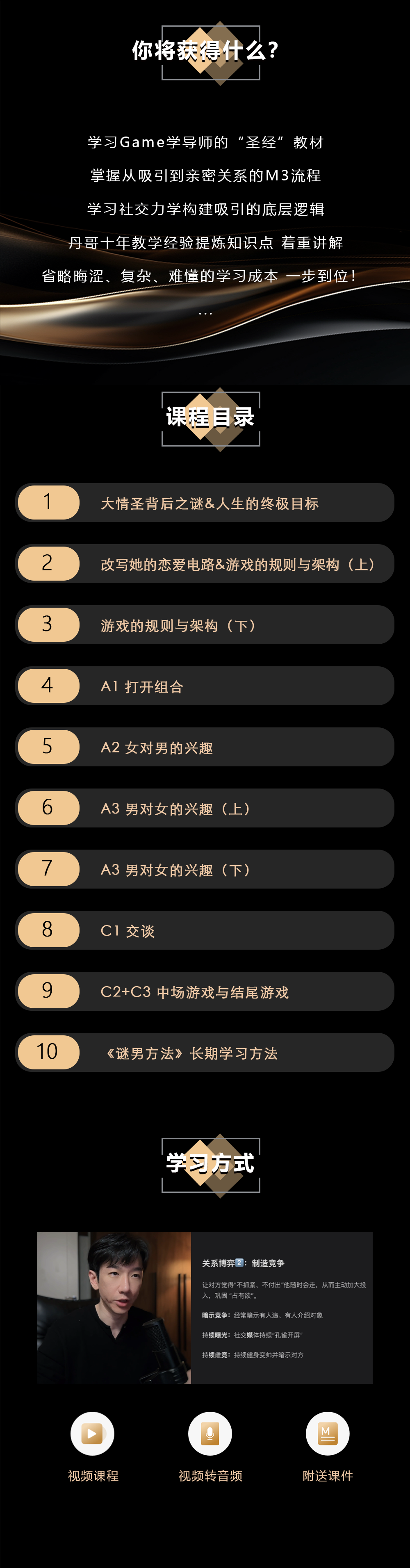 谜男方法